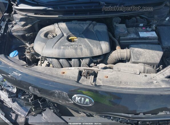 KNAFK5A84H5697383 2017 KIA FORTE Black უკანა ხედი