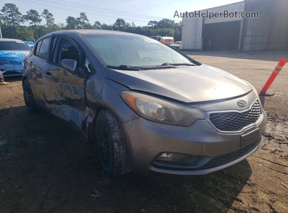KNAFK5A85G5575047 2016 KIA FORTE Gray Передня права чверть
