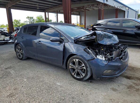 KNAFK5A85G5606989 2016 KIA FORTE Gray Передня права чверть