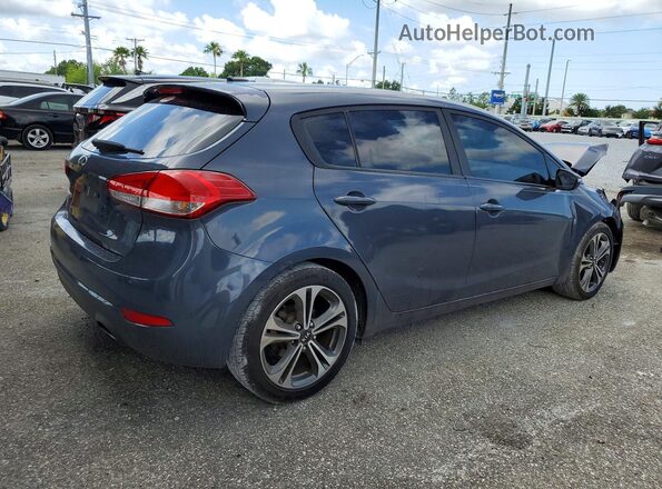 KNAFK5A85G5606989 2016 KIA FORTE Gray Задня права чверть