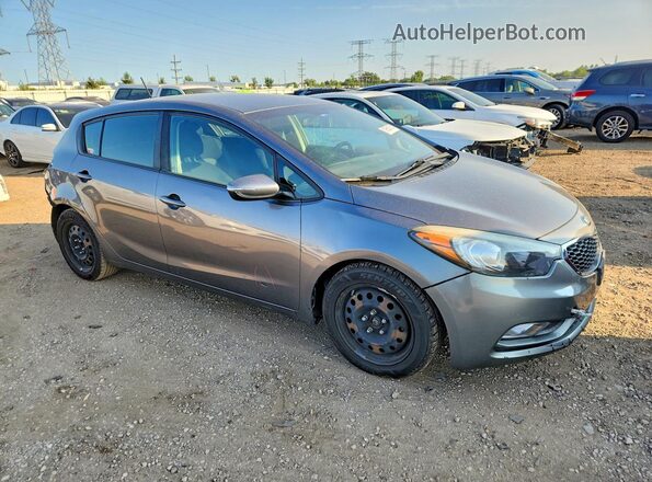 KNAFK5A85G5637465 2016 KIA FORTE Silver Front right