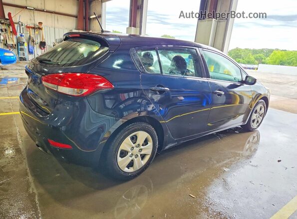 KNAFK5A85H5697408 2017 KIA FORTE Blue Tył prawy