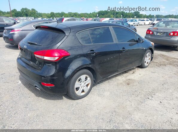 KNAFK5A86H5692962 2017 KIA FORTE Black Tył prawy