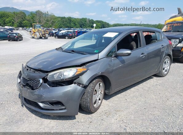 KNAFK5A89G5585404 2016 KIA FORTE Gray Przód lewy