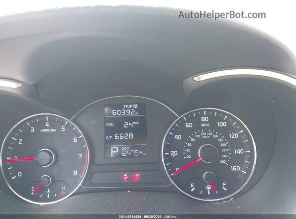 KNAFK5A89G5585404 2016 KIA FORTE Gray Widok tylnych siedzeń