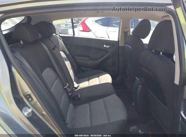 KNAFK5A89G5585404 2016 KIA FORTE Gray Widok naklejki z numerem VIN