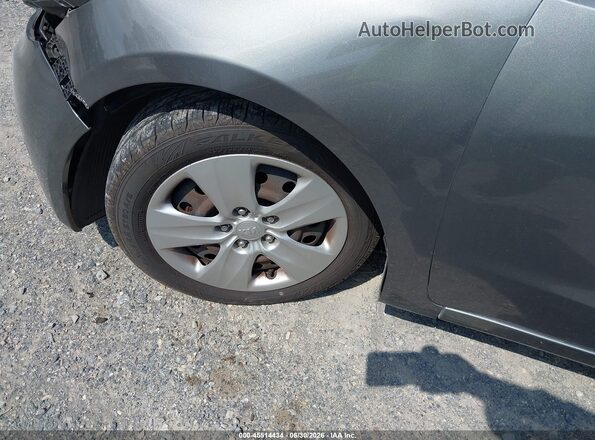 KNAFK5A89G5585404 2016 KIA FORTE Gray Widok zestawu wskaźników