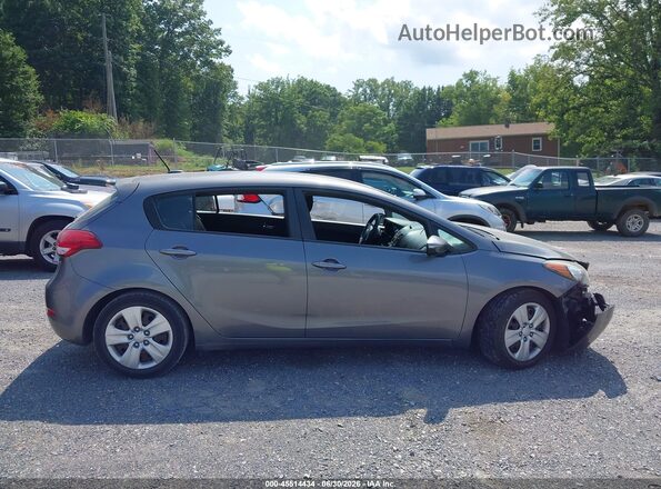 KNAFK5A89G5585404 2016 KIA FORTE Gray Widok wnętrza 360 stopni