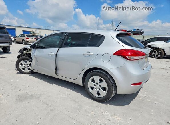 KNAFK5A89H5668736 2017 KIA FORTE Серебряный Задняя левая четверть