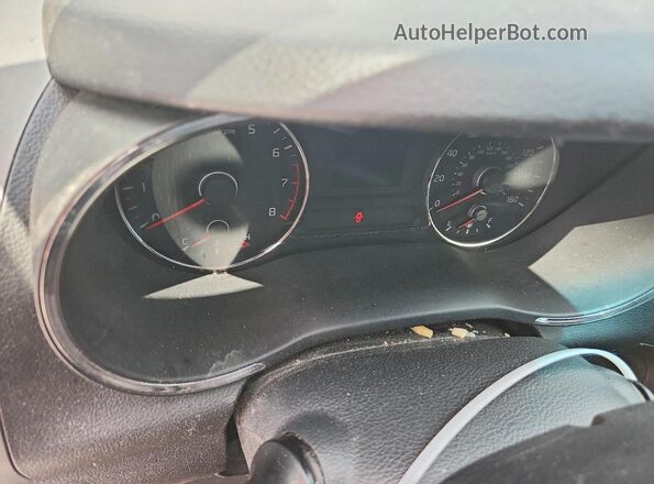 KNAFK5A89H5668736 2017 KIA FORTE Серебряный Вид щитка приборов