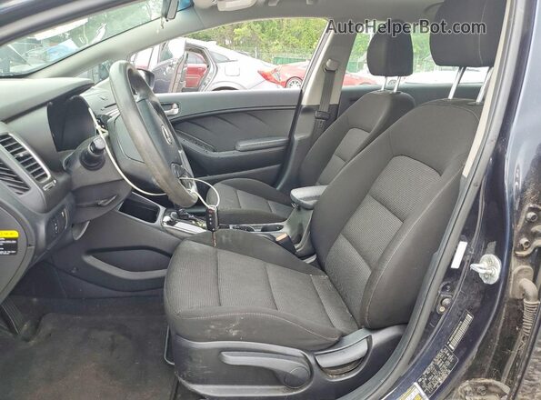 KNAFK5A89H5687478 2017 KIA FORTE Black Սալոնի դիմացի տեսք