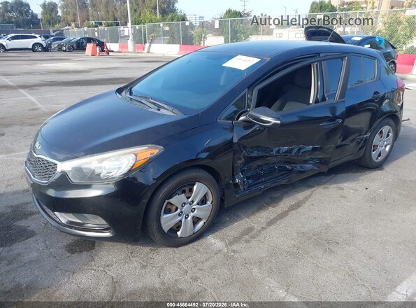 KNAFK5A8XG5598601 2016 KIA FORTE Black Vista tres cuartos delantera izquierda