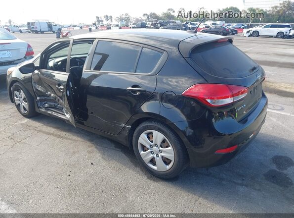 KNAFK5A8XG5598601 2016 KIA FORTE Black Trasero izquierdo