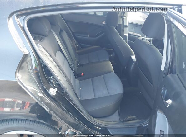 KNAFK5A8XG5598601 2016 KIA FORTE Black Vista de la etiqueta del VIN