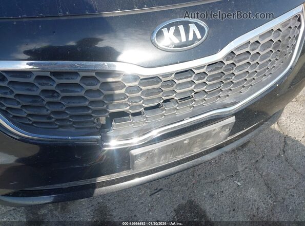 KNAFK5A8XG5598601 2016 KIA FORTE Black 