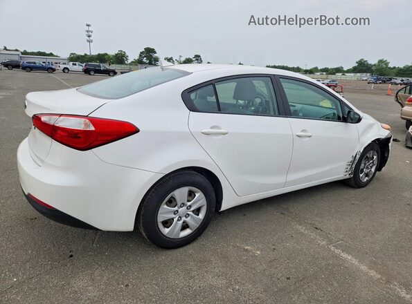 KNAFX4A60G5501559 2016 KIA FORTE White Trasero derecho