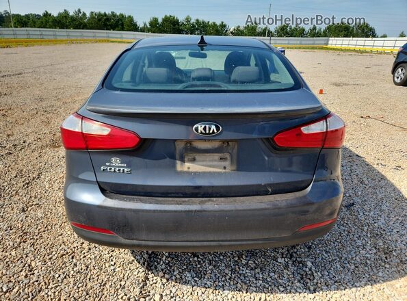 KNAFX4A61G5478695 2016 KIA FORTE Blue Հետևի տեսք
