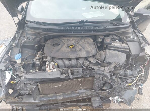 KNAFX4A62G5550150 2016 KIA FORTE Black Հետևի տեսք