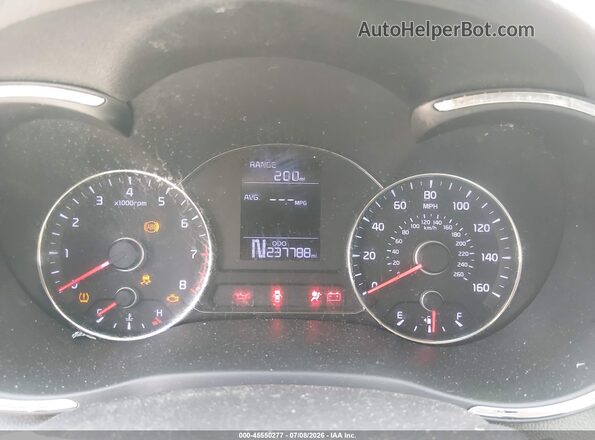 KNAFX4A63G5520798 2016 KIA FORTE Серый Вид задних сидений