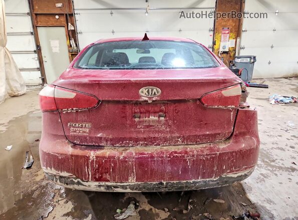 KNAFX4A63G5542283 2016 KIA FORTE Red Vista trasera