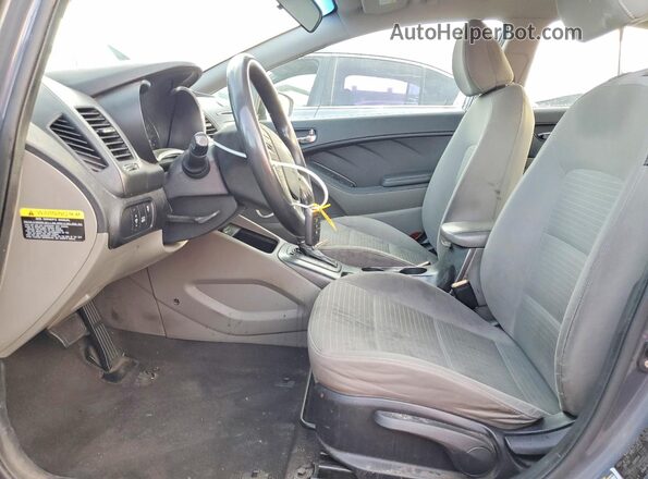KNAFX4A64G5445755 2016 KIA FORTE Серый Вид салона спереди