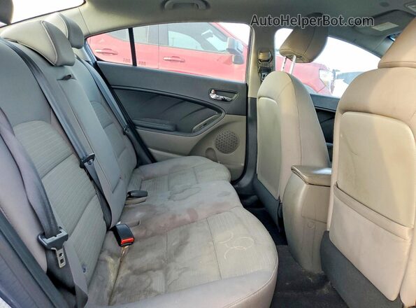 KNAFX4A64G5445755 2016 KIA FORTE Серый Вид задних сидений
