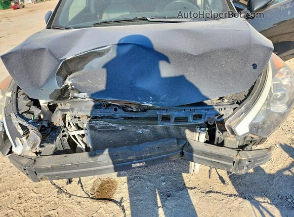 KNAFX4A64G5455024 2016 KIA FORTE Черный Вид задней части салона