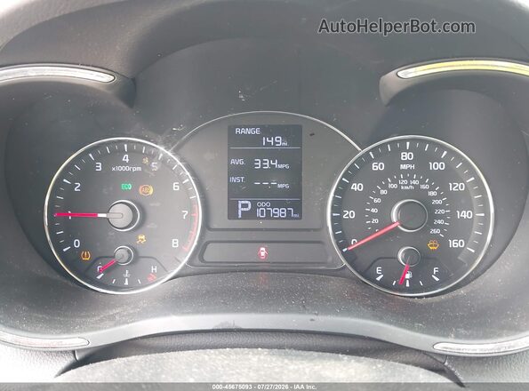 KNAFX4A65G5555679 2016 KIA FORTE Gray Вид задніх сидінь
