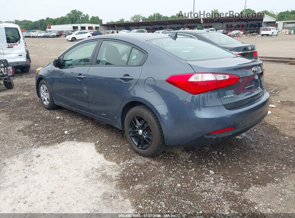 KNAFX4A65G5555679 2016 KIA FORTE Gray Задня ліва чверть