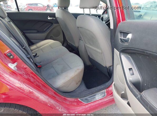 KNAFX4A66G5480295 2016 KIA FORTE Red VIN კოდის სტიკერის ხედი