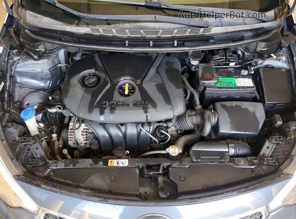KNAFX4A66G5570000 2016 KIA FORTE Серый Вид задней части салона