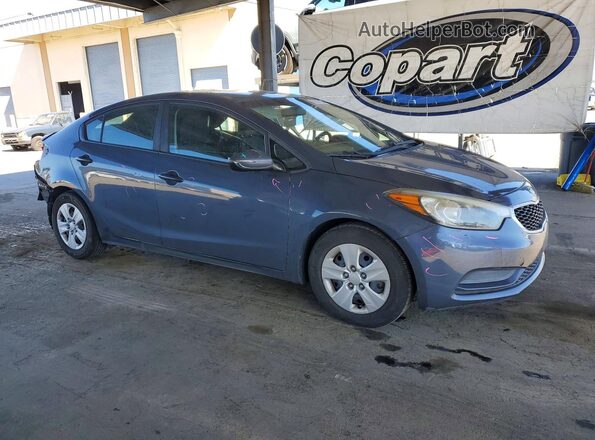 KNAFX4A67G5598291 2016 KIA FORTE Gray Front right
