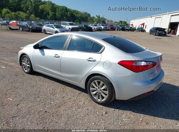 KNAFX4A67G5608527 2016 KIA FORTE Silver Trasero izquierdo
