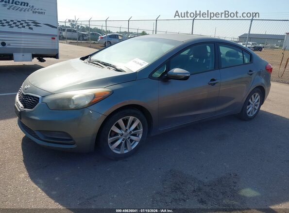 KNAFX4A68G5468181 2016 KIA FORTE Gray Передня ліва чверть