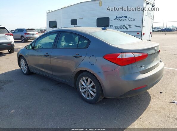KNAFX4A68G5468181 2016 KIA FORTE Gray Задня ліва чверть