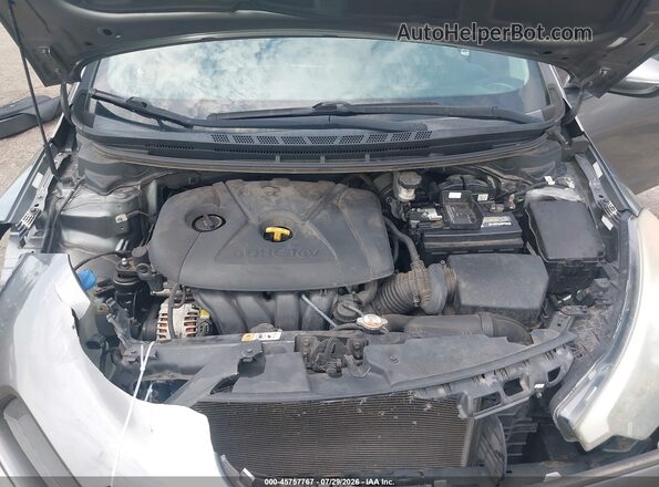 KNAFX4A68G5594749 2016 KIA FORTE Gray Vista trasera