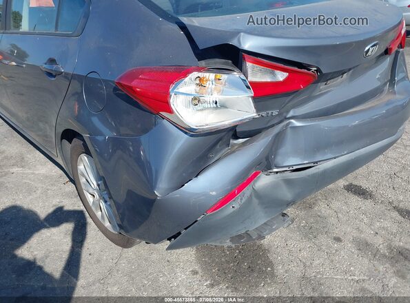 KNAFX4A69G5590256 2016 KIA FORTE Gray Widok zestawu wskaźników