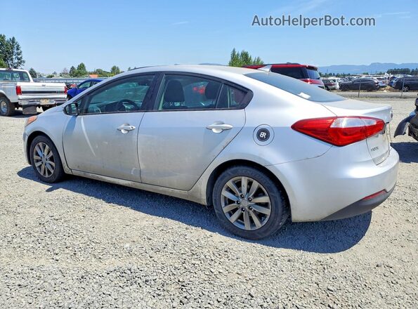 KNAFX4A6XG5446229 2016 KIA FORTE Серебряный Задняя левая четверть