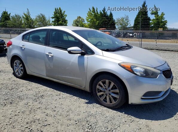 KNAFX4A6XG5446229 2016 KIA FORTE Серебряный Передняя правая четверть