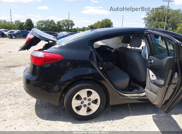 KNAFX4A6XG5498119 2016 KIA FORTE Black Widok naklejki z numerem VIN