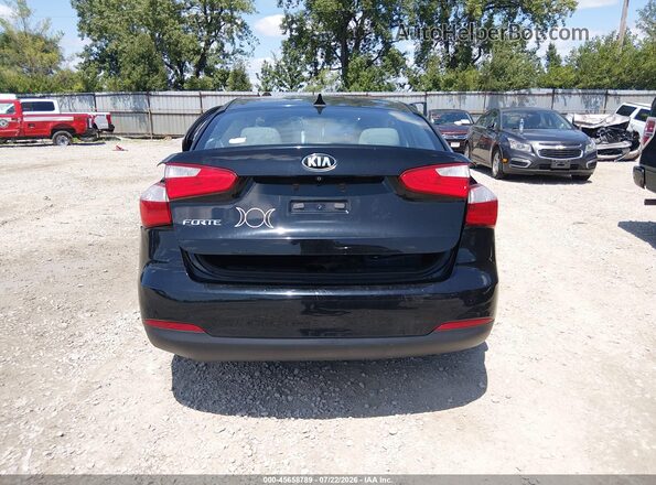 KNAFX4A6XG5498119 2016 KIA FORTE Black 