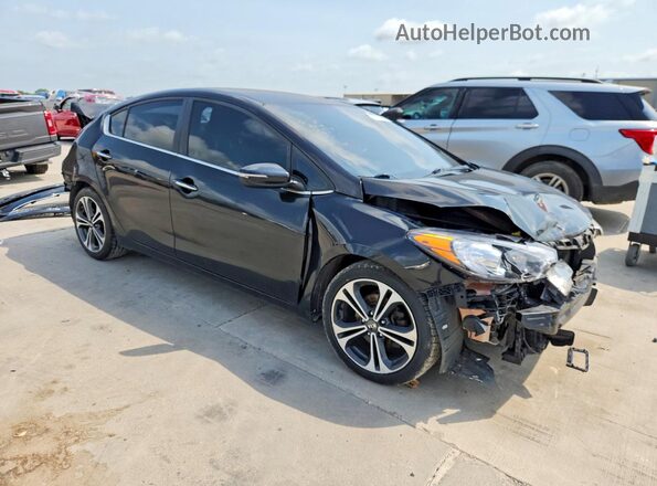 KNAFX4A85G5506239 2016 KIA FORTE Black Передня права чверть