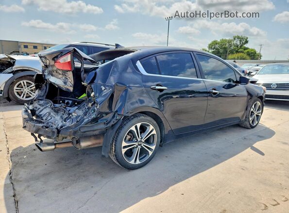KNAFX4A85G5506239 2016 KIA FORTE Black Задня права чверть