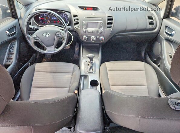 KNAFX4A85G5506239 2016 KIA FORTE Black Вид панелі приладів