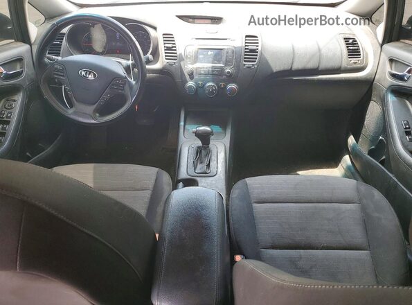 KNAFX4A87G5497639 2016 KIA FORTE Gray Вид панелі приладів