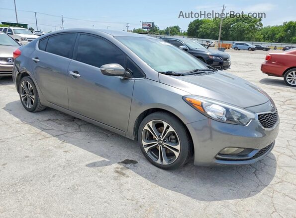 KNAFX4A87G5497639 2016 KIA FORTE Gray Передня права чверть