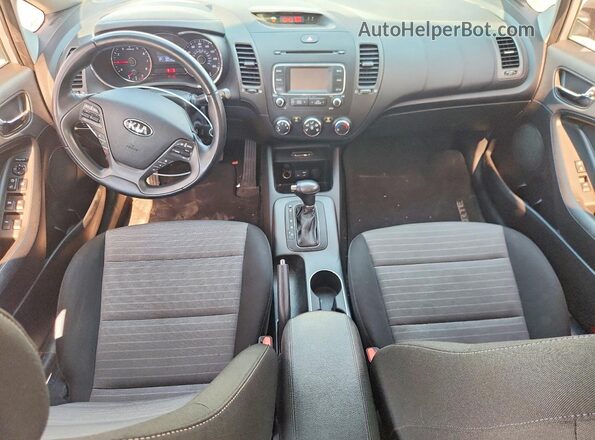 KNAFX4A88G5545116 2016 KIA FORTE Silver Вид панелі приладів