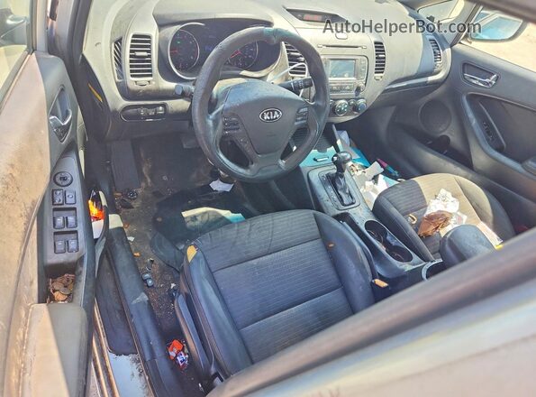 KNAFX4AG8G5520165 2016 KIA FORTE Silver Widok deski rozdzielczej