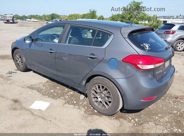 KNAFX5A8XG5598504 2016 KIA FORTE Серый Задняя левая четверть