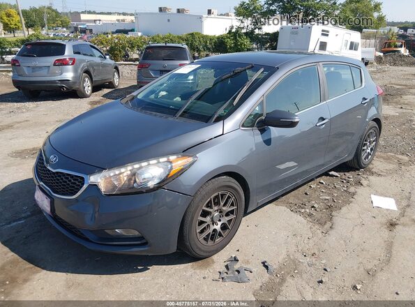 KNAFX5A8XG5598504 2016 KIA FORTE Серый Передняя левая четверть